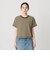 コットン パイルボーダー ショートスリーブ Tシャツ