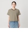 コットン パイルボーダー ショートスリーブ Tシャツ