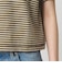 コットン パイルボーダー ショートスリーブ Tシャツ
