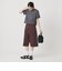 コットン パイルボーダー ショートスリーブ Tシャツ