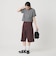 コットン パイルボーダー ショートスリーブ Tシャツ