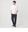 【WEB限定 WARDROBE SMART】リラックステーパード クール Tシャツ【抗菌防臭・接触冷感】