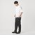 【WEB限定 WARDROBE SMART】リラックステーパード クール Tシャツ【抗菌防臭・接触冷感】