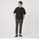 【WEB限定 WARDROBE SMART】リラックステーパード クール Tシャツ【抗菌防臭・接触冷感】