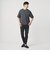 【WEB限定 WARDROBE SMART】リラックステーパード クール Tシャツ【抗菌防臭・接触冷感】