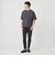 【WEB限定 WARDROBE SMART】リラックステーパード クール Tシャツ【抗菌防臭・接触冷感】