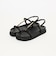メタルプレート プラットフォーム サンダル