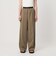 ゴムギャザー ワイドパンツ ウォッシャブル 防シワ