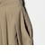 セルロースブレンド  ベルトループ ワイドパンツ ウォッシャブル