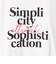 ＜evergreen＞SIMPLICITY プリント Tシャツ