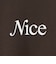 ＜NICE WEATHER＞シグネチャーロゴ クルーネック スウェットプルオーバー