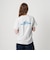 ＜NICE WEATHER＞ウィメンズ ロゴ Tシャツ/アッシュグレー