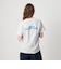＜NICE WEATHER＞ウィメンズ ロゴ Tシャツ/アッシュグレー