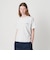 ＜NICE WEATHER＞ウィメンズ ロゴ Tシャツ/アッシュグレー