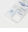 ＜NICE WEATHER＞SHOPPING BAG PHONE CASE 1 /White/iPhone 15
