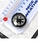 ＜NICE WEATHER＞COMPASS&THERMOMETER キーリング