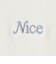 ＜NICE WEATHER＞ロゴ フィットTシャツ