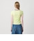 ＜NICE WEATHER＞ロゴ フィットTシャツ