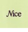 ＜NICE WEATHER＞ロゴ フィットTシャツ