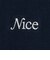 ＜NICE WEATHER＞ロゴ フィットTシャツ