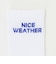 ＜NICE WEATHER＞シグネチャーカラー ヨコロゴ ソックス