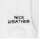＜NICE WEATHER＞ライン＆ロゴ ソックス