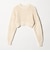 ＜NICE WEATHER＞メッシュ プルオーバーニット