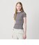 ＜NICE WEATHER＞ロゴ ボーダーフィット Tシャツ