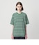 ＜NICE WEATHER＞マルチボーダー ショートスリーブ Tシャツ