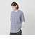 ＜NICE WEATHER＞マルチボーダー ショートスリーブ Tシャツ