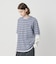 ＜NICE WEATHER＞マルチボーダー ショートスリーブ Tシャツ