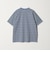 ＜NICE WEATHER＞マルチボーダー ショートスリーブ Tシャツ