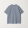 ＜NICE WEATHER＞マルチボーダー ショートスリーブ Tシャツ