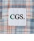 ＜CGS.＞パッチワーク マドラスチェック ボタンダウン シャツ