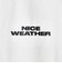 ＜NICE WEATHER＞ロゴ スリーブレスTシャツ