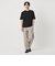 コットン カシミヤ クルーネック Tシャツ ウォッシャブル