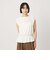 【WEB限定 Wardrobe DAILY MINIMAL】シャーリング ノースリーブトップス