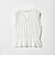 【WEB限定 Wardrobe DAILY MINIMAL】シャーリング ノースリーブトップス