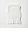 【WEB限定 Wardrobe DAILY MINIMAL】シャーリング ノースリーブトップス