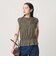 【WEB限定 Wardrobe DAILY MINIMAL】シャーリング ノースリーブトップス