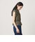 【WEB限定 Wardrobe DAILY MINIMAL】シャーリング ノースリーブトップス