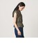 【WEB限定 Wardrobe DAILY MINIMAL】シャーリング ノースリーブトップス