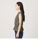 【WEB限定 Wardrobe DAILY MINIMAL】シャーリング ノースリーブトップス