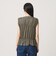 【WEB限定 Wardrobe DAILY MINIMAL】シャーリング ノースリーブトップス