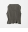 【WEB限定 Wardrobe DAILY MINIMAL】シャーリング ノースリーブトップス