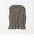 【WEB限定 Wardrobe DAILY MINIMAL】シャーリング ノースリーブトップス