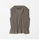 【WEB限定 Wardrobe DAILY MINIMAL】シャーリング ノースリーブトップス