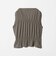 【WEB限定 Wardrobe DAILY MINIMAL】シャーリング ノースリーブトップス