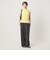 【WEB限定 Wardrobe DAILY MINIMAL】シャーリング ノースリーブトップス
