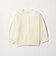 【WEB限定 Wardrobe DAILY MINIMAL】ハーフスリーブ シアーカーディガン ウォッシャブル